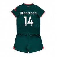Dres Liverpool Jordan Henderson #14 Rezervni za djecu 2022-23 Kratak Rukav (+ kratke hlače)
